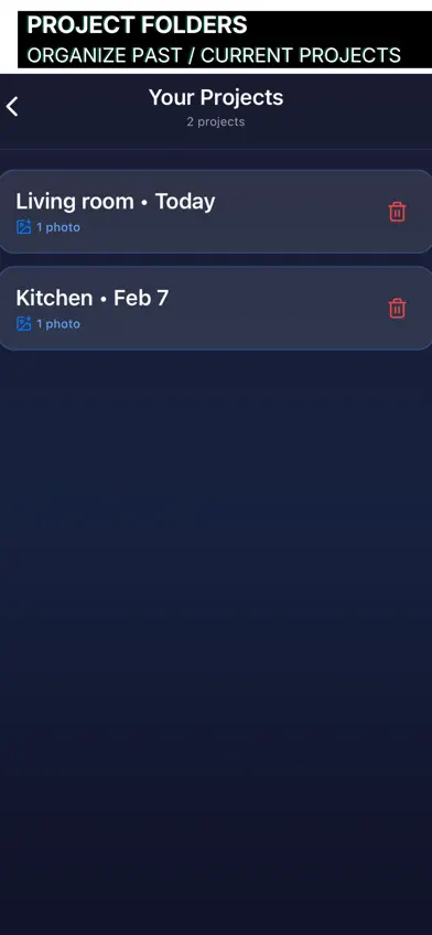 SameSpot: Projects screenshot 2
