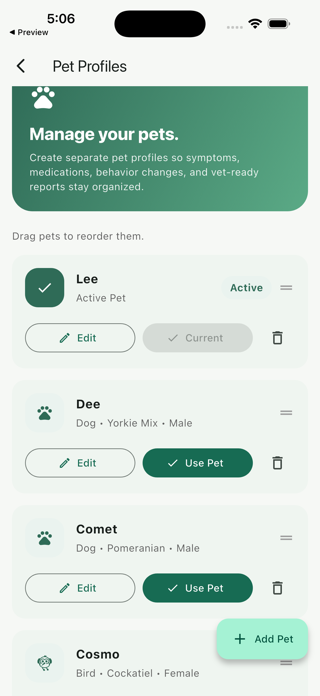 VetReady Log Screenshot 4 of 6