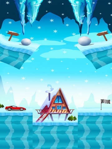 Draw Line Bridge Game 2D iPad screenshot