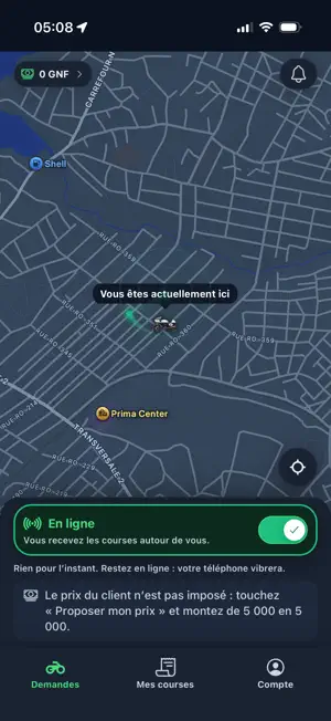 Movo : moto-taxi Conakry screenshot 4