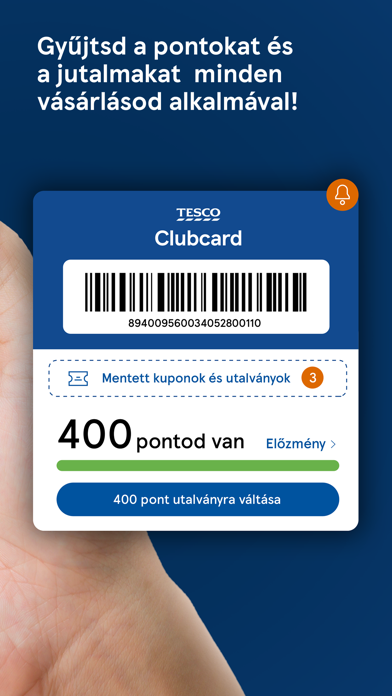 Clubcard Tesco Magyarország Screenshot
