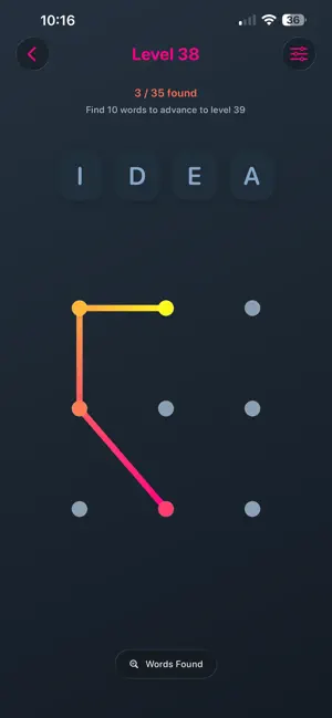 LetterPath: Connect Words screenshot 1