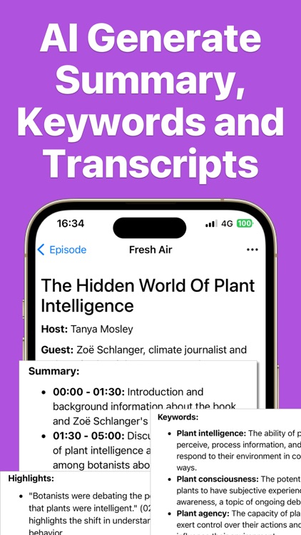 PodNote - AI Summarize Podcast