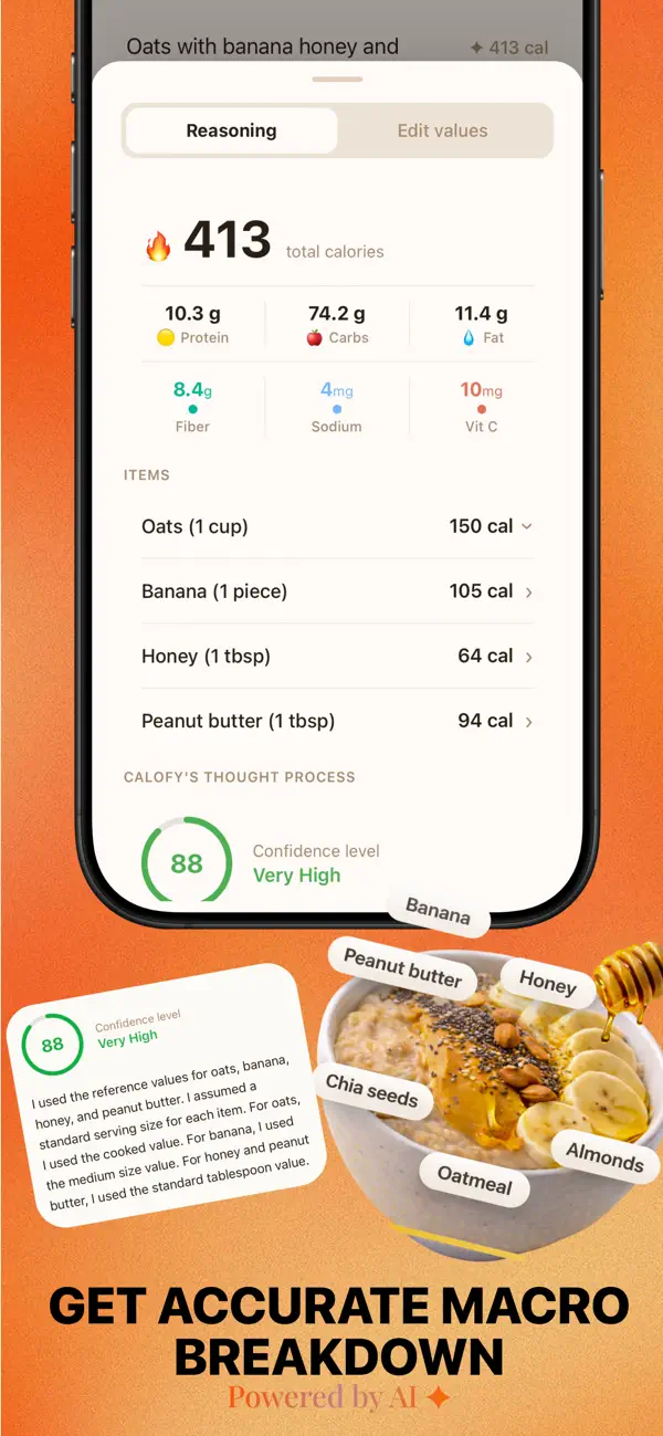Screenshot #2 pour Calofy: AI Calorie Tracker