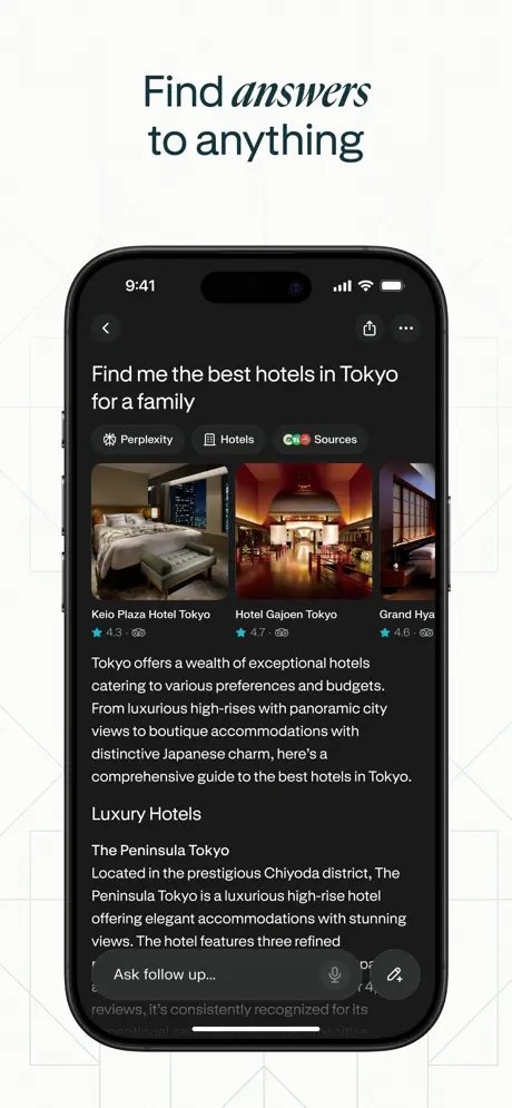 Perplexity - AI Search & Chat screenshot 3 of 6