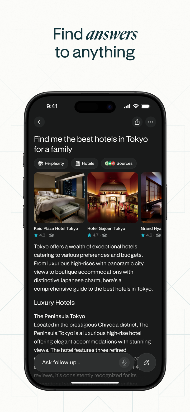 Perplexity - AI Search & Chat screenshot 3