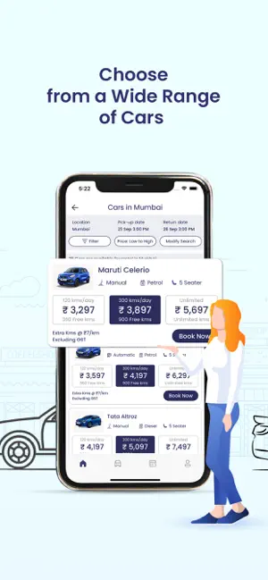 MyChoize-Self Drive Car Rental iPhone screenshot 3