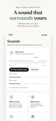 Tinnitus Tracker: Tone Match Screenshot 2 of 5