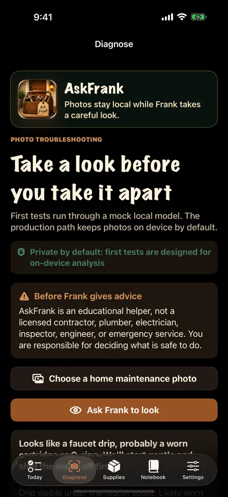 AskFrank Home Maintenance screenshot 2