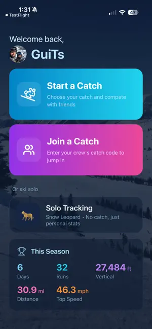Catch the Bunny Ski screenshot 1
