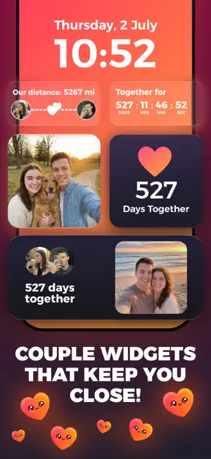 Lovio - Couples App & Widgets screenshot 1