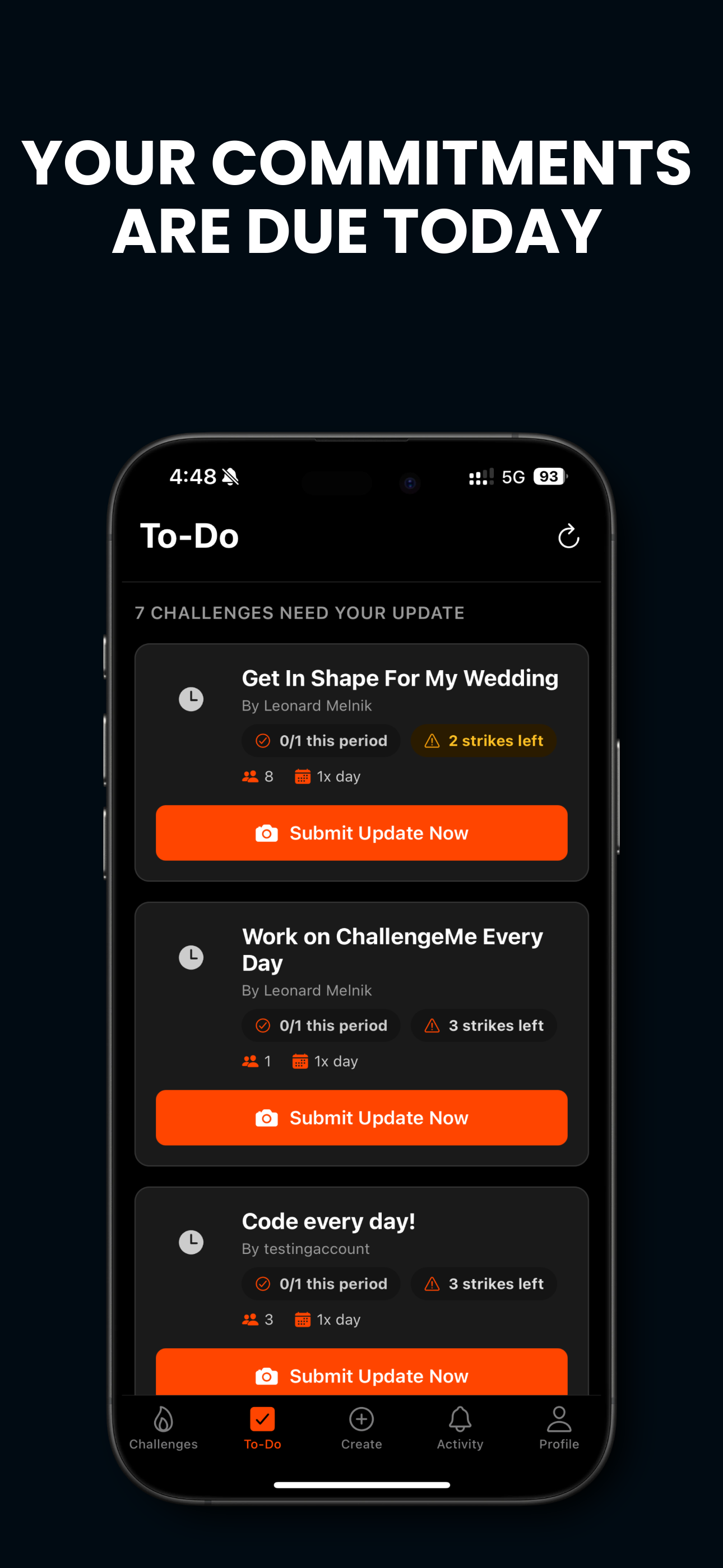 ChallengeMe: Do it together screenshot 3