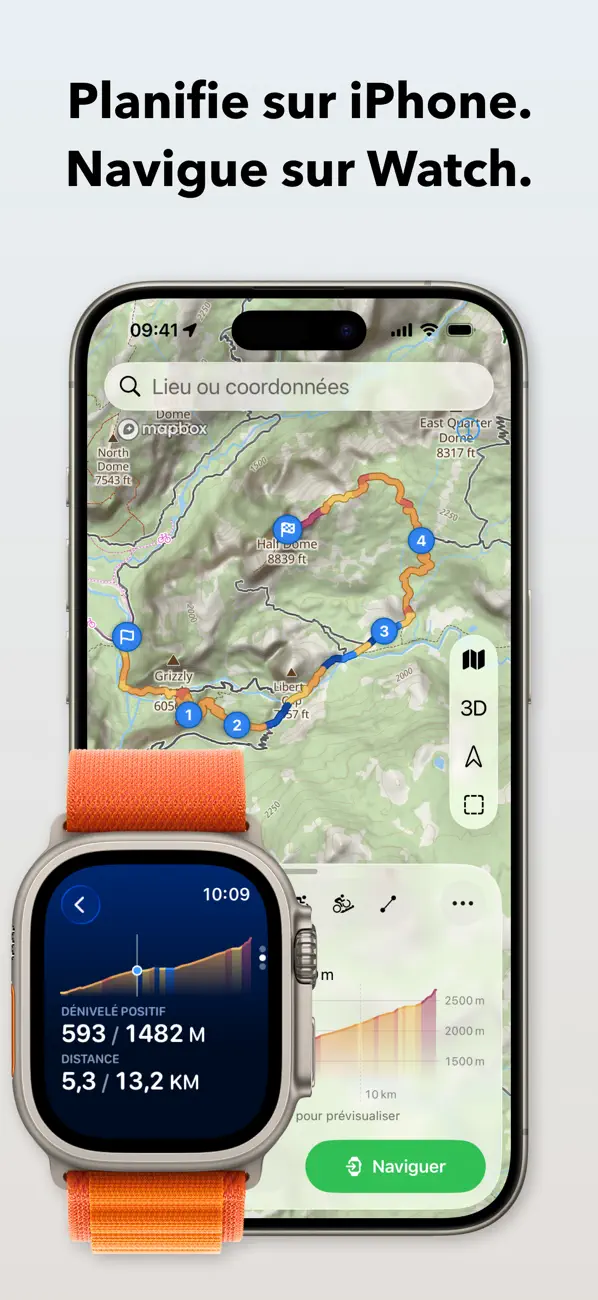 Screenshot #3 pour WristTopo : Cartes pour Watch