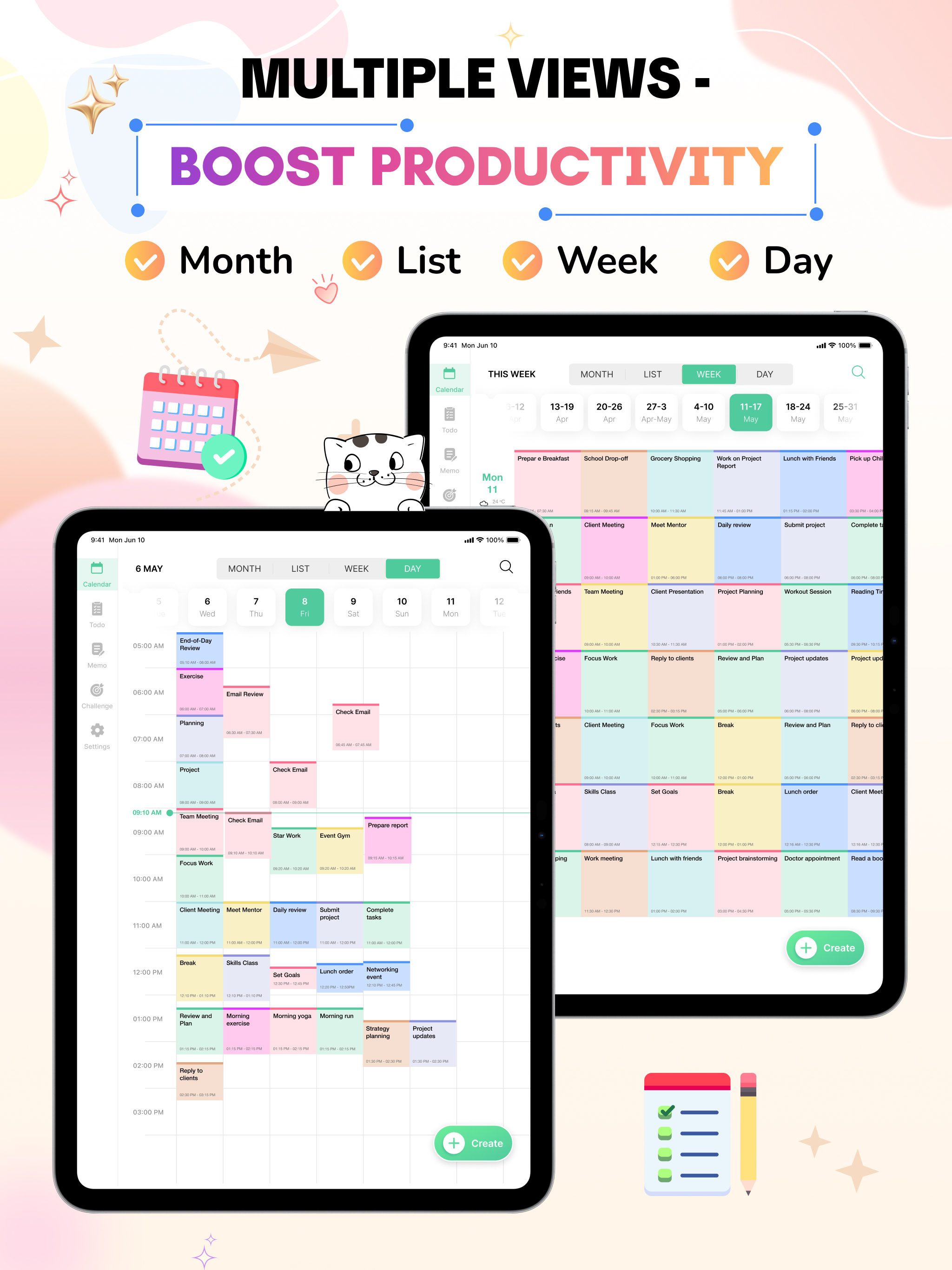 Cute Calendar - Daily Planner screenshot 13