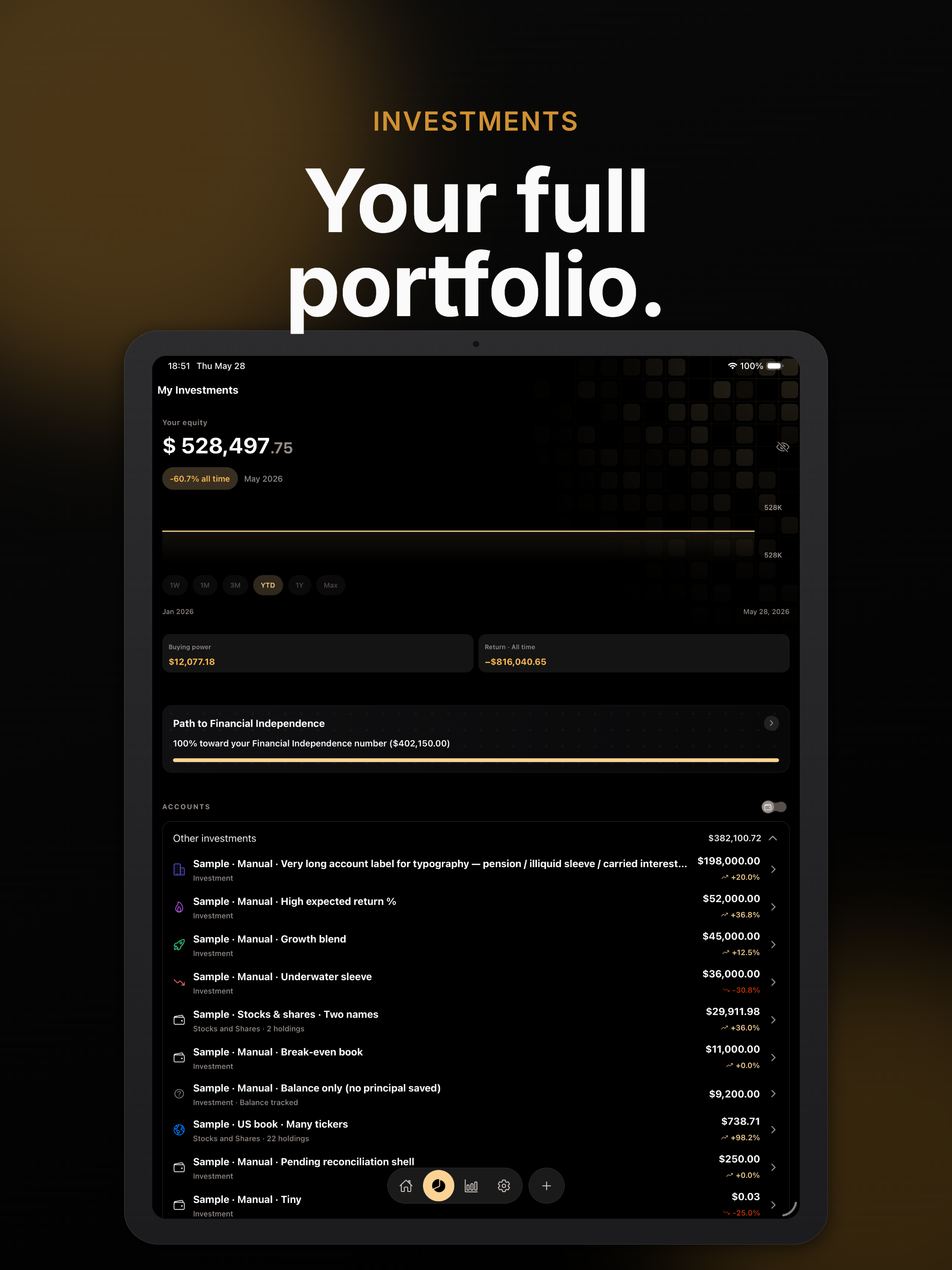 Iron Wealth: Net Worth Tracker screenshot 16