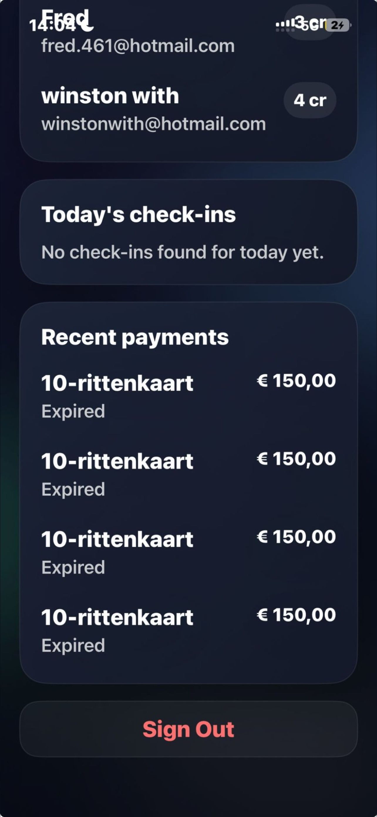 TrainCredits