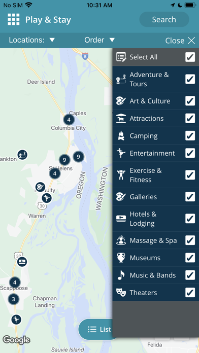Columbia County, OR Screenshot