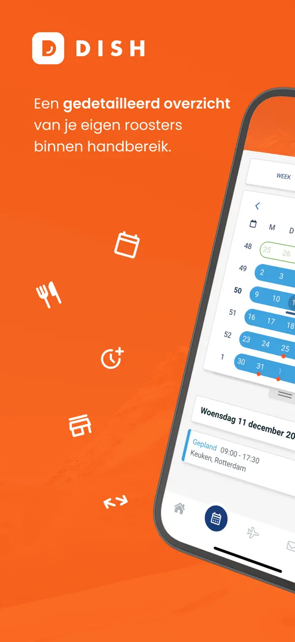 Screenshot #1 pour Dish Personeelsplanner