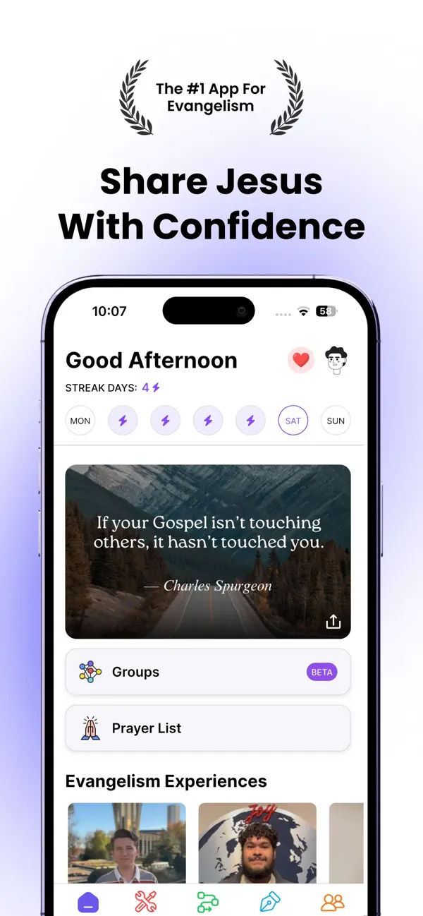 Screenshot #1 pour iEvangelize - Share the Gospel