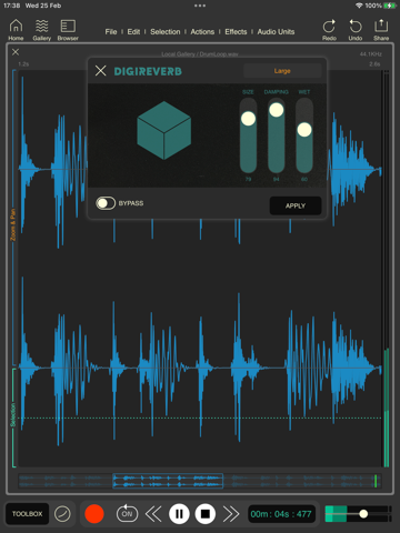 Screenshot #6 pour Wavebox Audio Editor