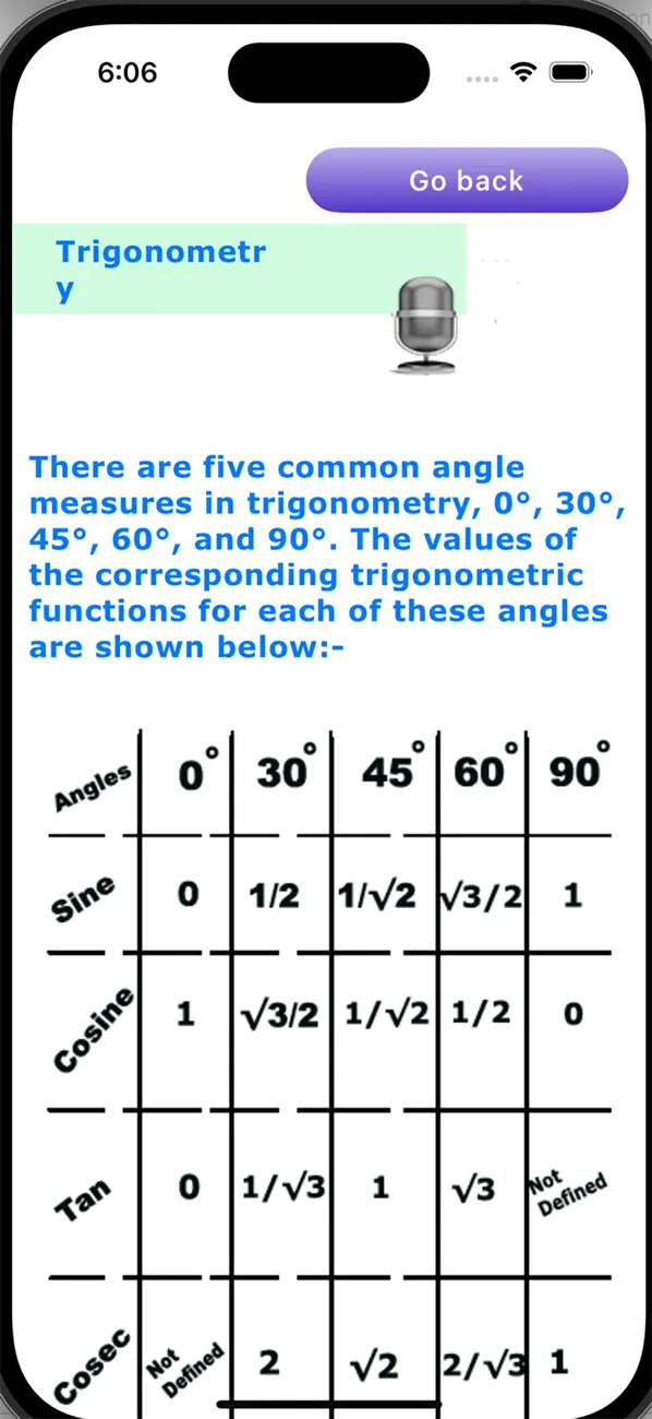 Screenshot #2 pour Trigonometry and functions