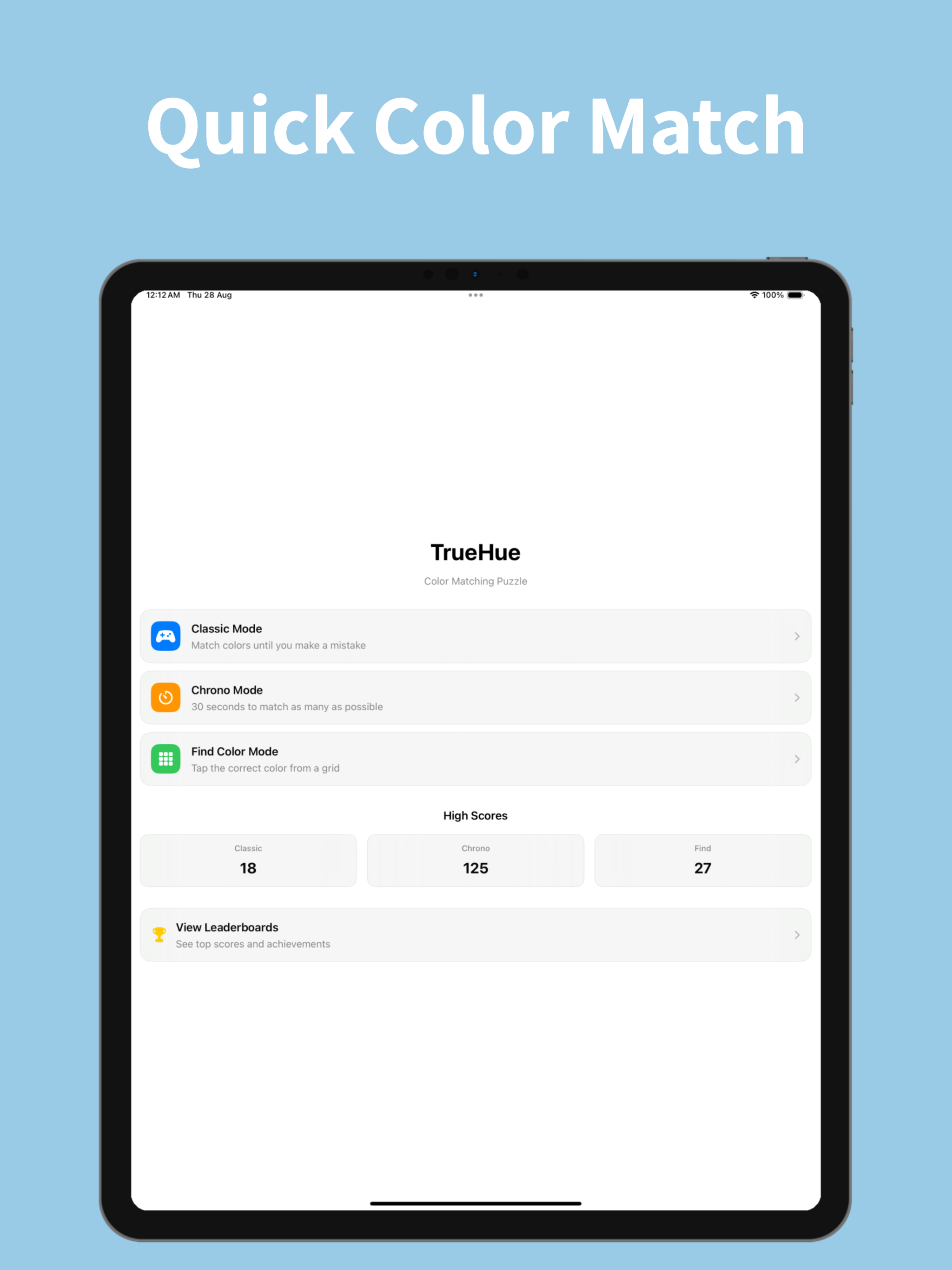 TrueHue Color Match
