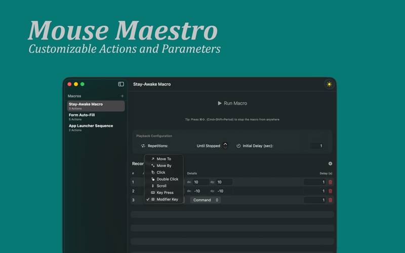 Mouse Maestro screenshot