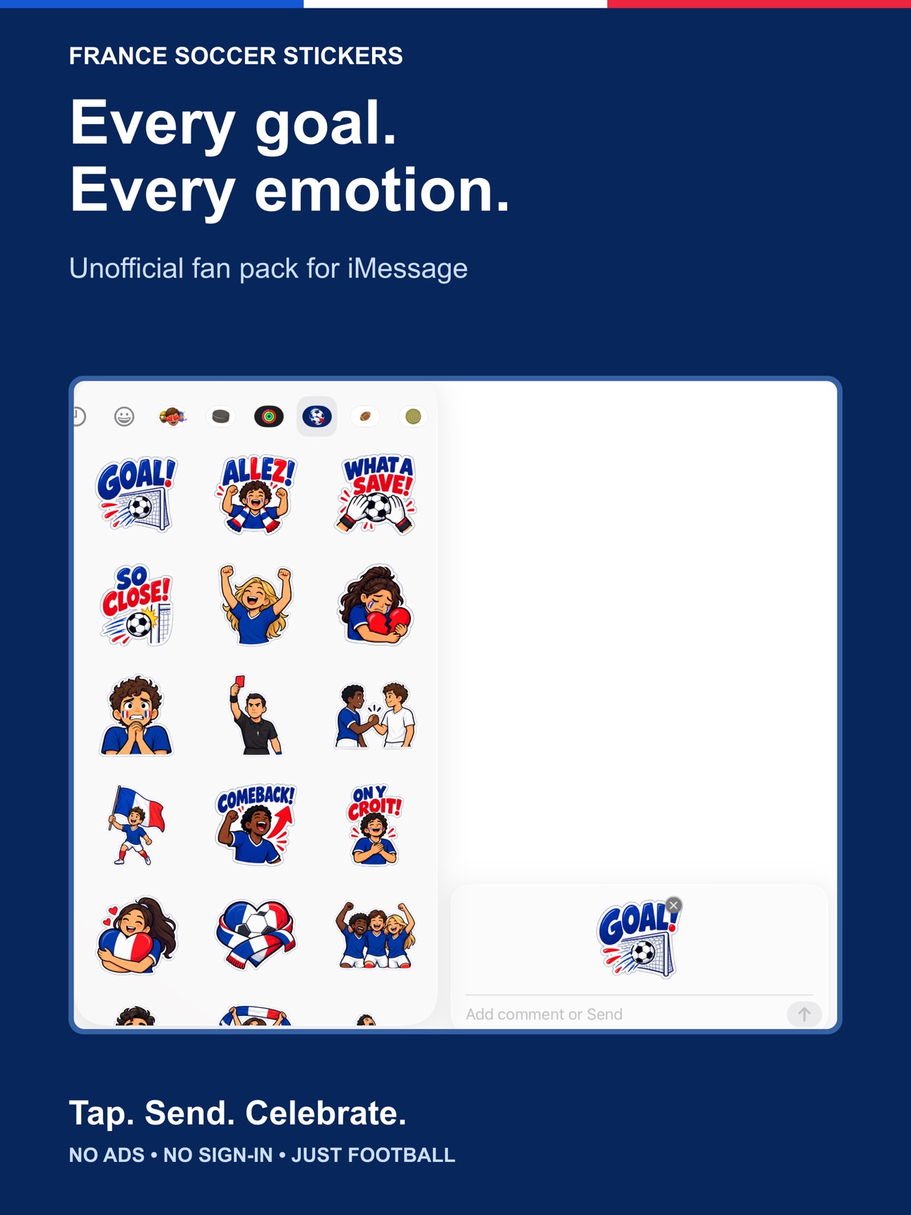 Screenshot 4 of France Soccer Stickers