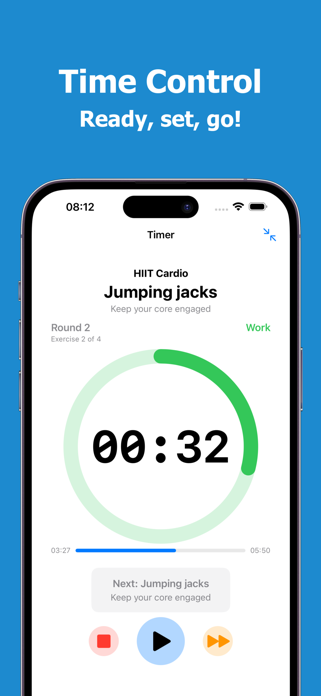 TimerCue: Workout Timer Screenshot 1 of 6