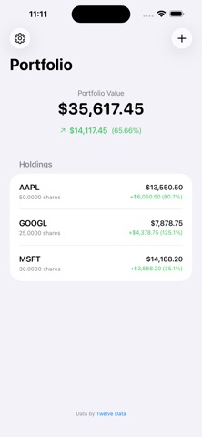Portfolio Snapshot Screenshot 1 of 4