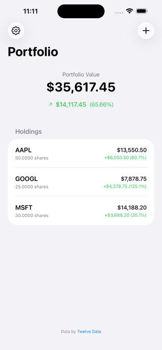 Portfolio Snapshot Screenshot 1 of 4
