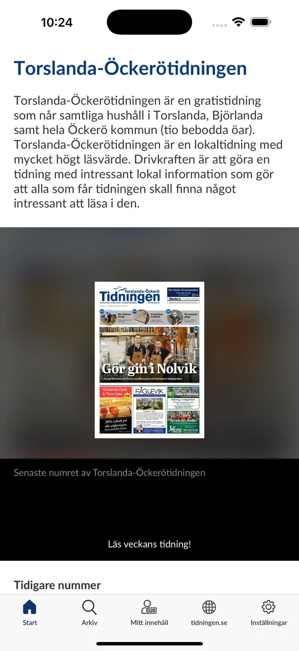 Screenshot #1 pour Torslanda-Öckerötidningen