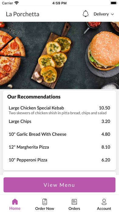 La Porchetta. Screenshot