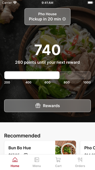 Pho House To Go iPhone screenshot 1 - Food & Drink app
