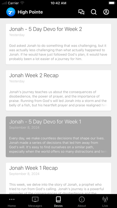 High Pointe Church Thompson CT Screenshot