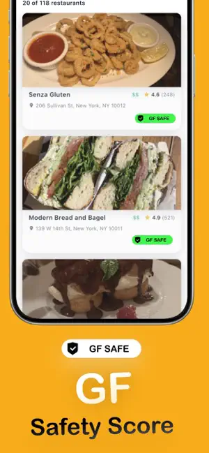 GF Restaurants - GlutenGo screenshot 4