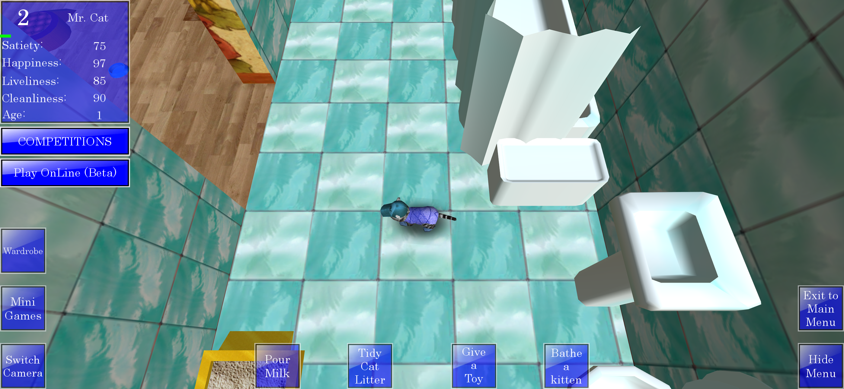 Cute Pocket Cat 3D screenshot 6