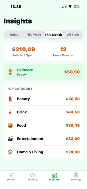Didn't Buy: Money Saver screenshot 2