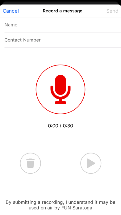 Saratoga's 93.3 FUN FM Screenshot