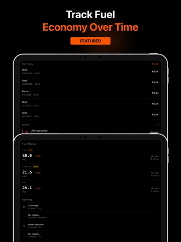 KeepAuto: Car Maintenance iPad screenshot