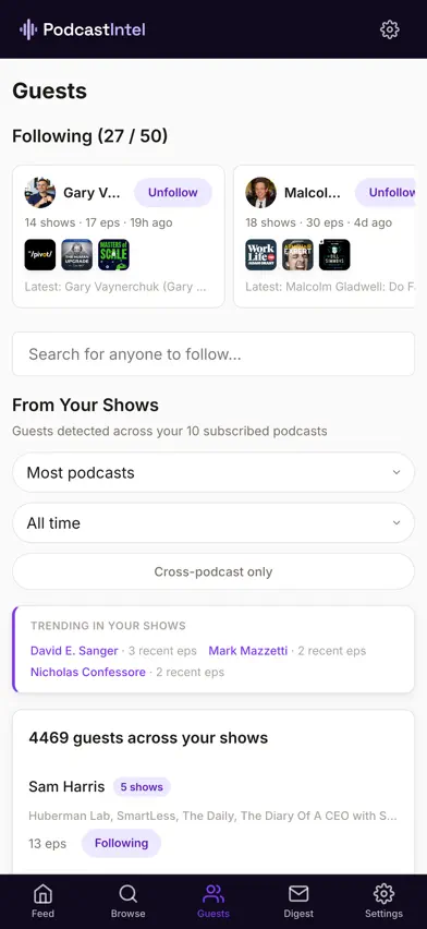 PodcastIntel screenshot 4
