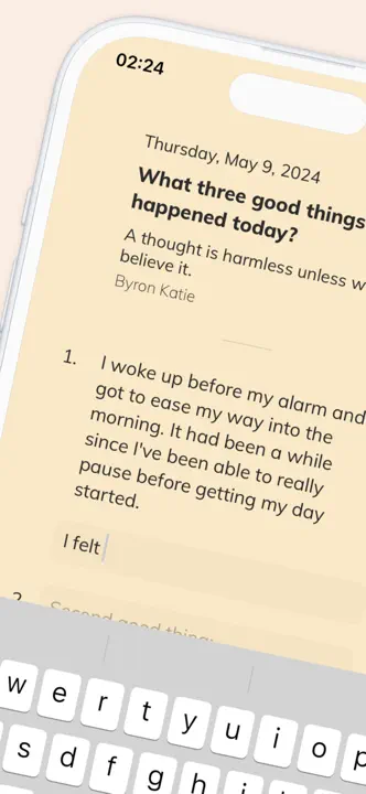 Good Things gratitude journal: Screenshot 1 von 8