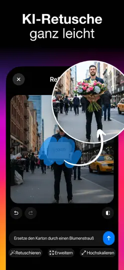 Screenshot von ReShoot: KI-Fotos & Edits auf dem iPhone 3