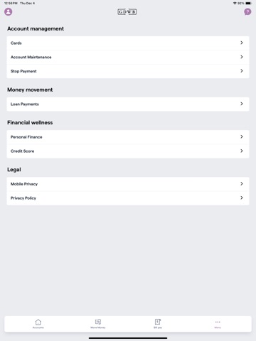 MobileGDWB iPad screenshot