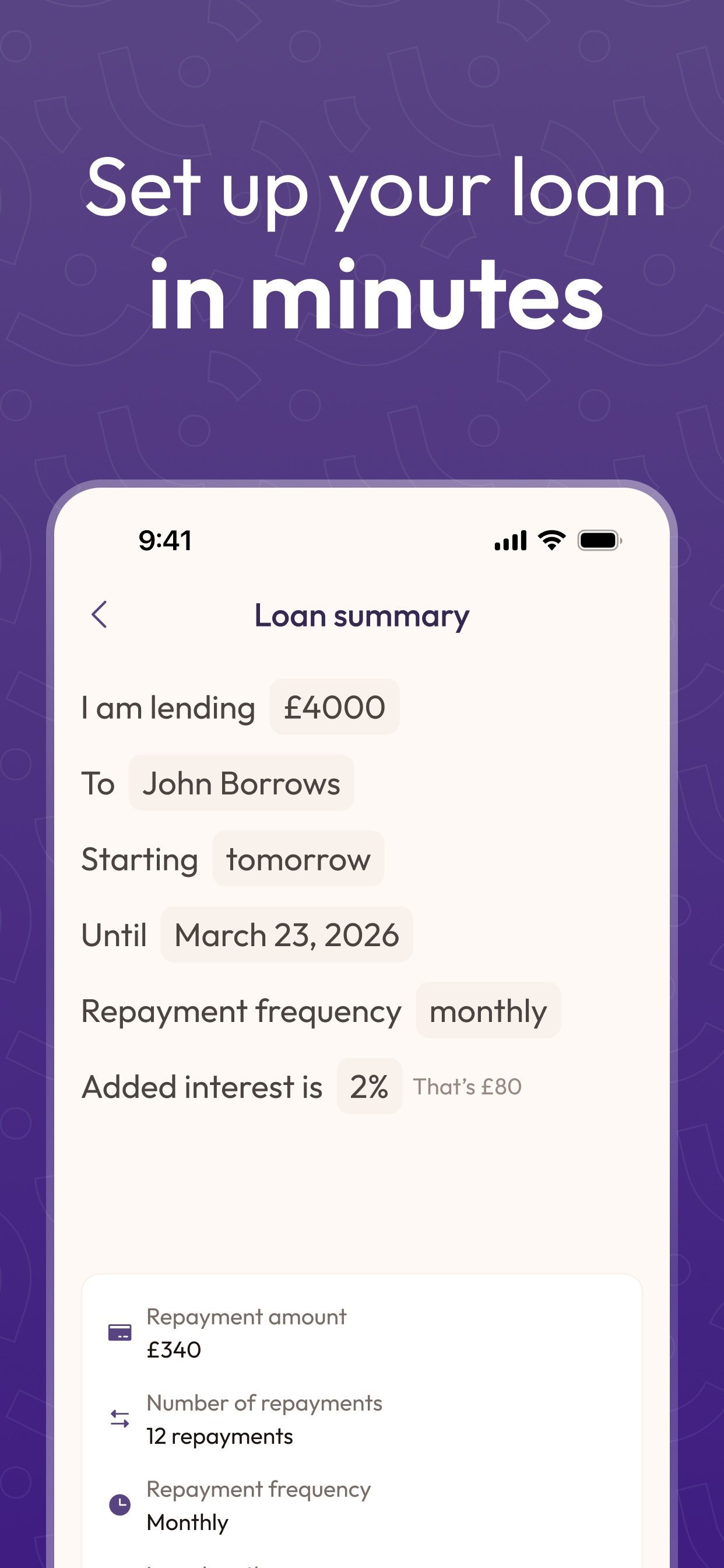 Lovey - Borrow, Lend, Repay