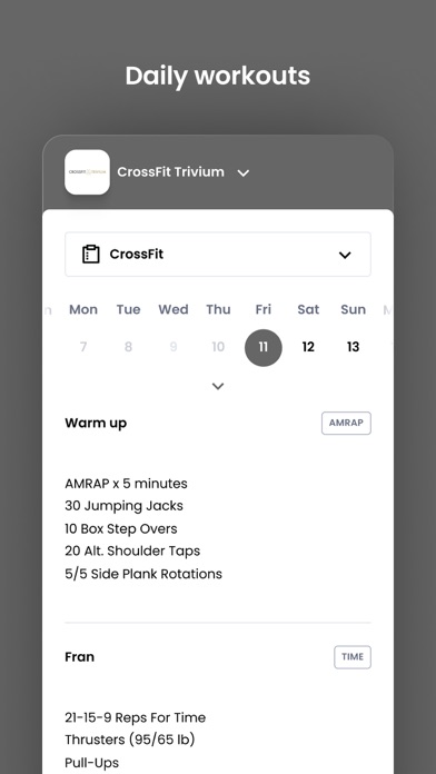 CrossFit Trivium Screenshot