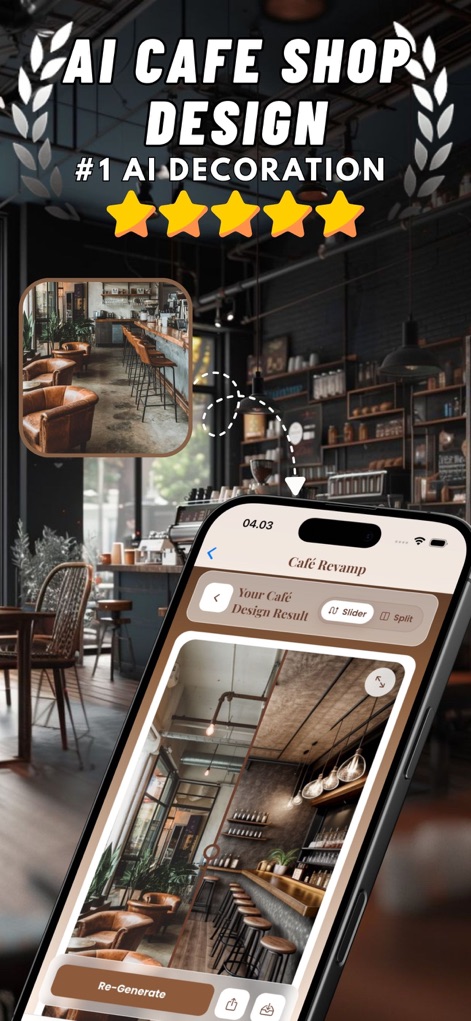 AI Cafe - Room Decoration Idea - Graphics & Design App | MWM