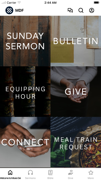 Missio Dei Fellowship Screenshot 1 - AppWisp.com Missio Dei Fellowship Screenshot 1 - AppWisp.com