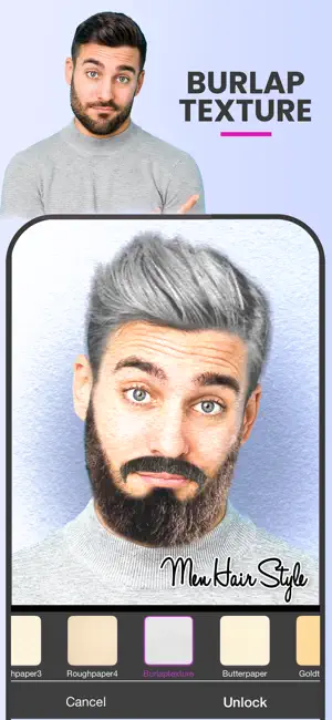 Man Hair Mustache Beard Style screenshot 3