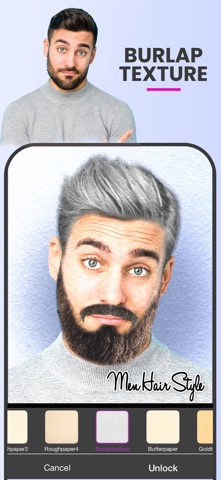 Man Hair Mustache Beard Style screenshot